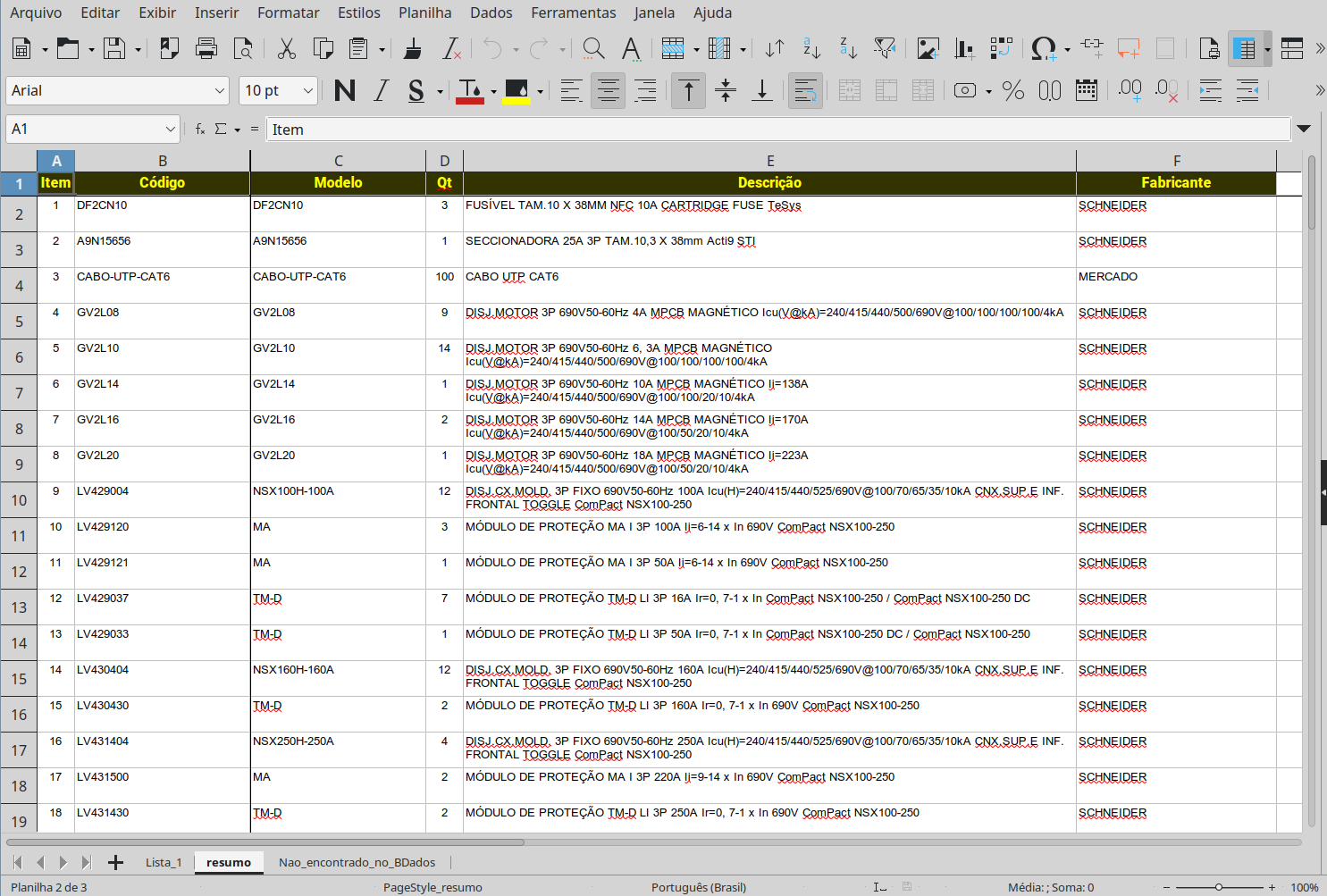 iCADbr Caderno Exemplo 099